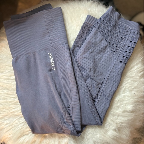 Gymshark Dry Energy+ Seamless Cropped Leggings - Picture 3 of 5